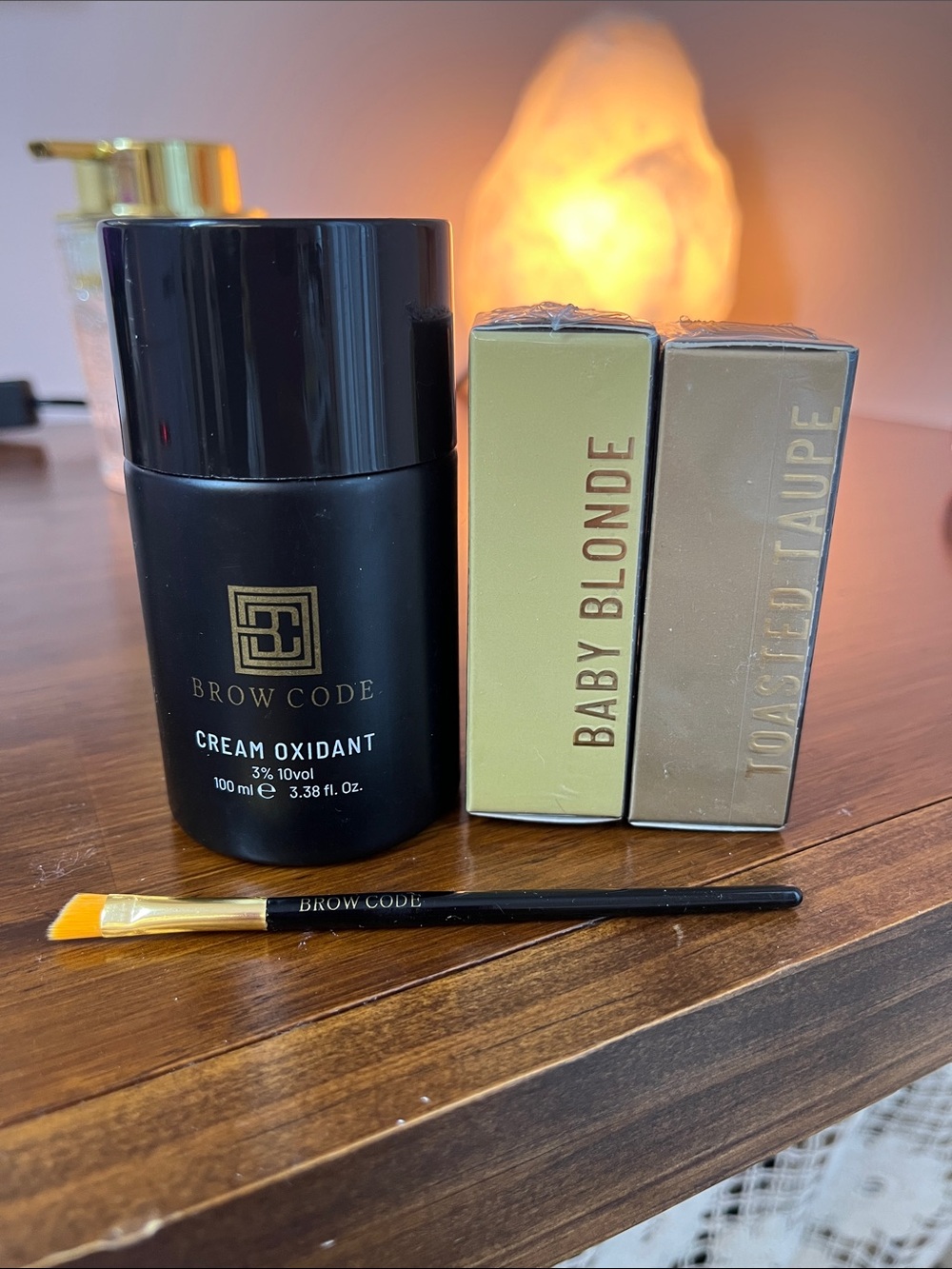 Brow Tint Cream Oxidant with Baby Blonde & Toasted Taupe Shades